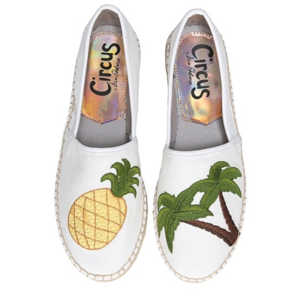 CIRCUS BY SAM EDELMAN Womens Leni-28 Fabric Round Toe Loafers 6.5